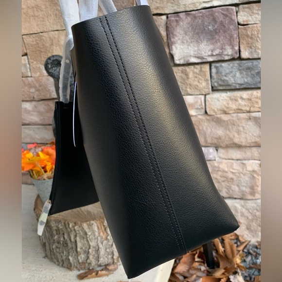 Authentic KATE SPADE Reversible leather Beauty and the beast  tote/Wristlet - Picture 5 of 13